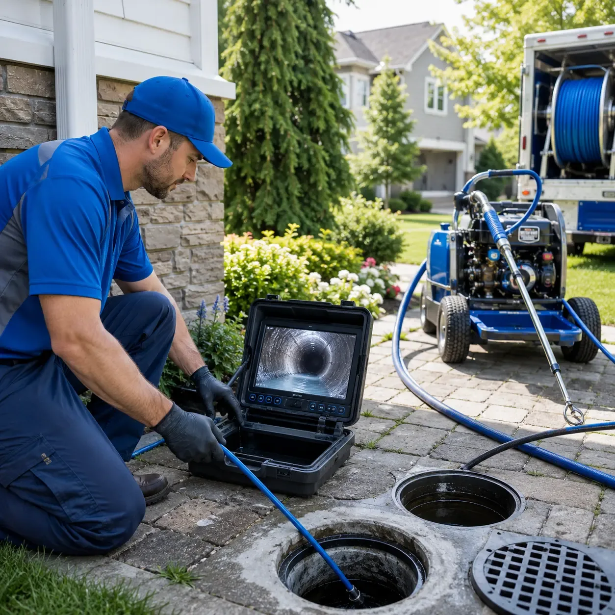 Outdoor drain cleaning professionals serving Gilbertsville, NY